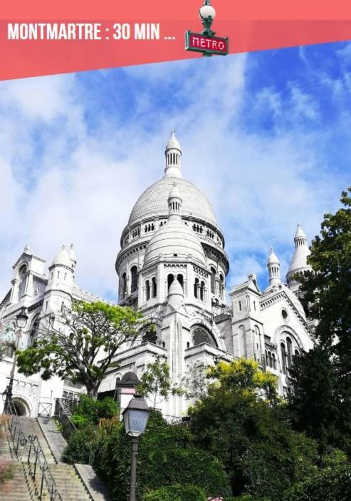 Charmant Appartement Calme Proche De Paris Saint-Denis  Dış mekan fotoğraf